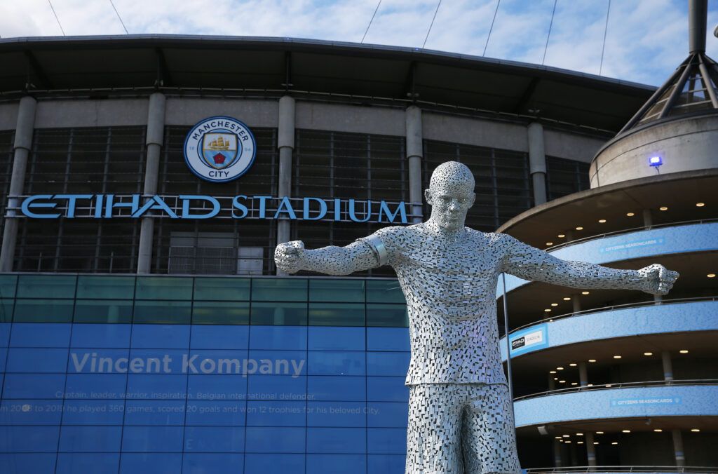 Vincent Kompany Manchester City statue