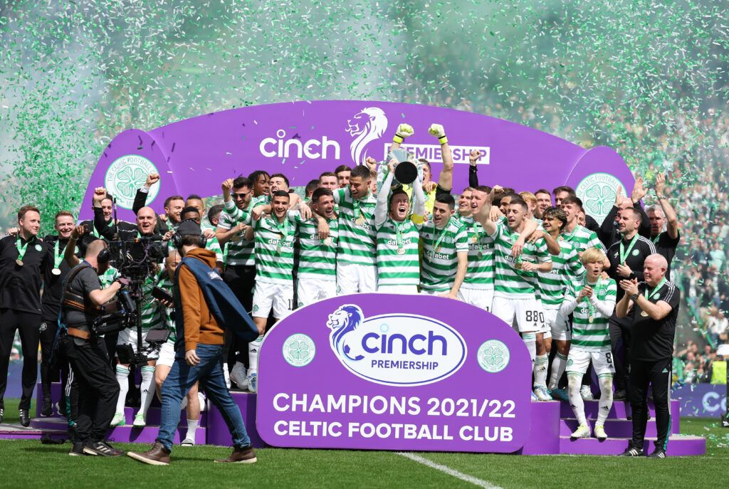Celtic lift a trophy