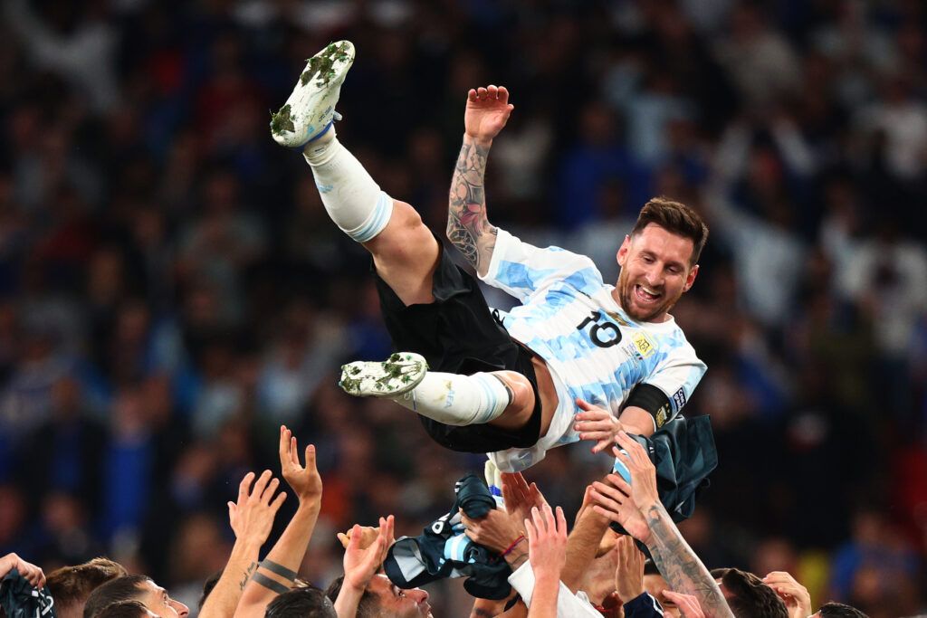 Leo Messi en Wembley