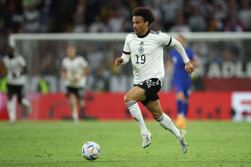 Leroy Sane in action for Germany