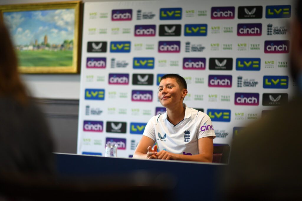 England cricket star Issy Wong