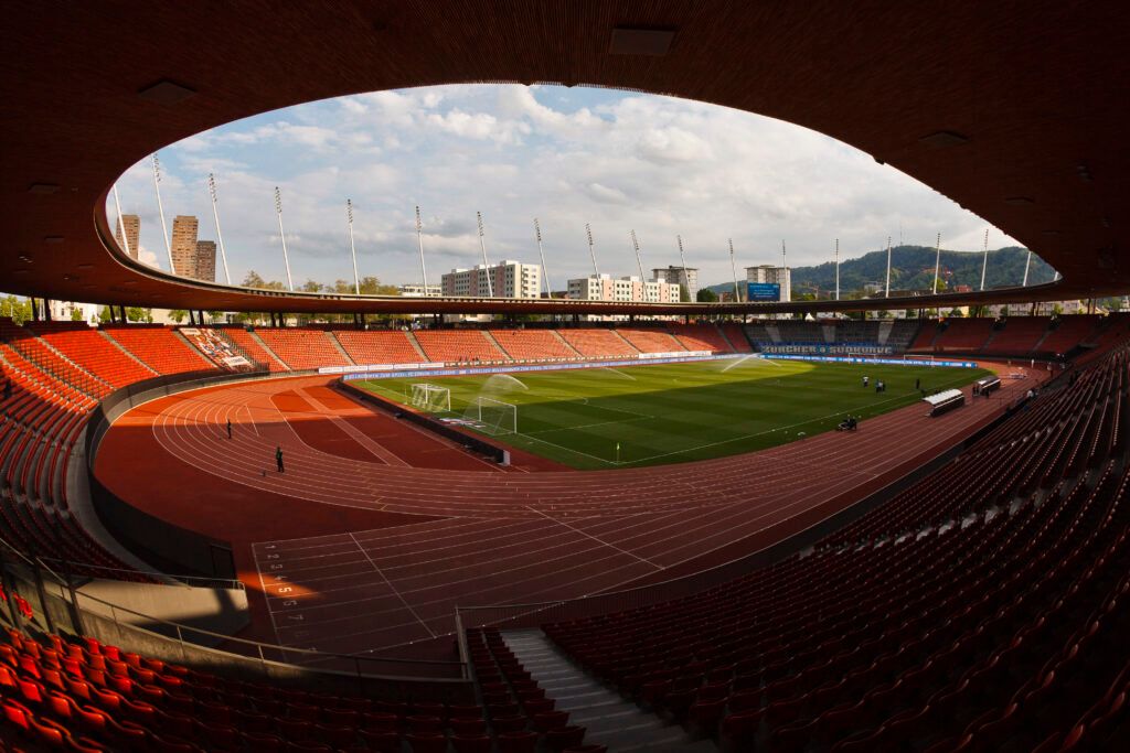 General view of the Letzigrund stadion