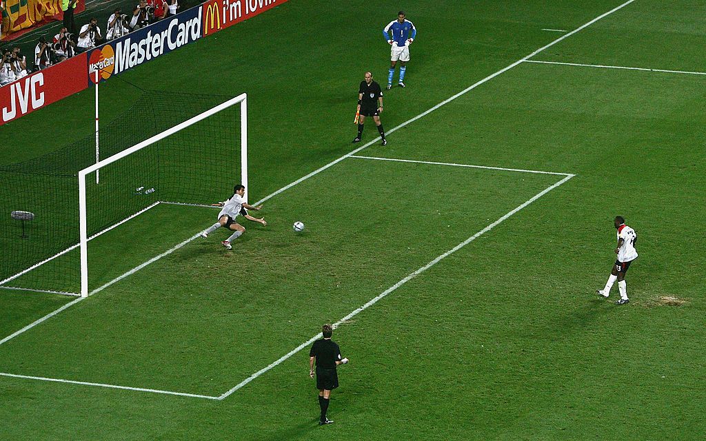 Ricardo saves Darius Vassell's penalty in England vs Portugal at Euro 2004