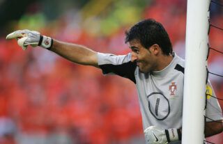 Ricardo in action for Portugal at Euro 2004