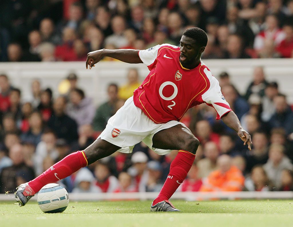 Kolo Toure in action for Arsenal