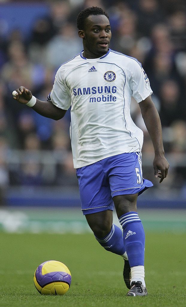 Michael Essien in action for Chelsea