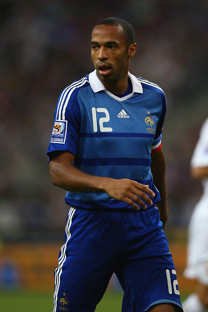 Thierry Henry in action for France