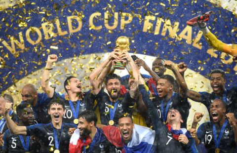 France lifted the World Cup in 2018