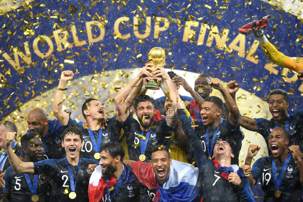 France lifted the World Cup in 2018
