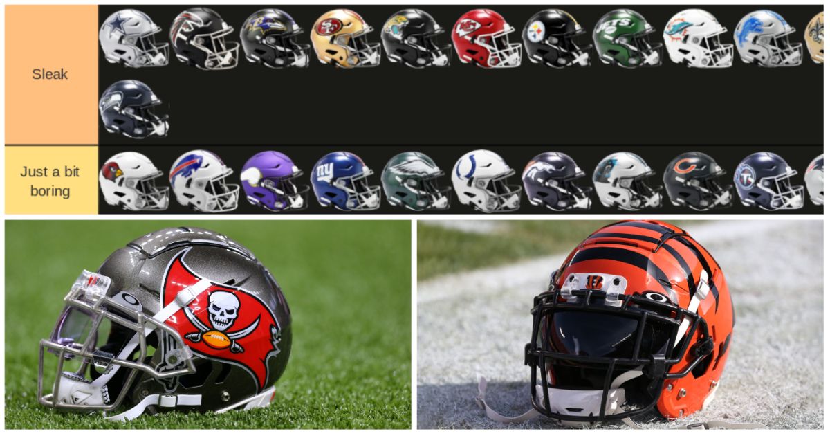 NFL: Ranking every team's helmet from 'Crowning Glory' to 'Disastrous  Design'