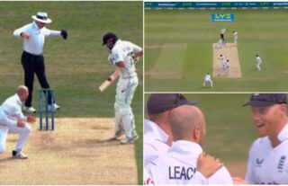 Jack Leach Takes Craziest Test Wicket