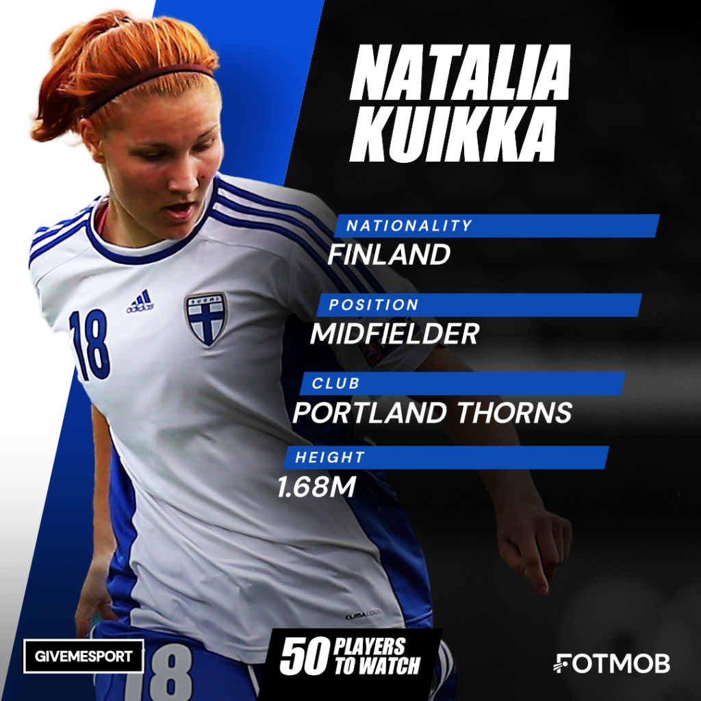 Finnish player Natalia Kuikka