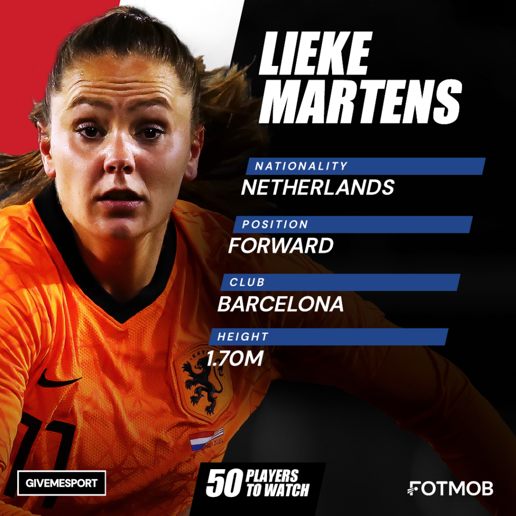 Netherlands player Lieke Martens