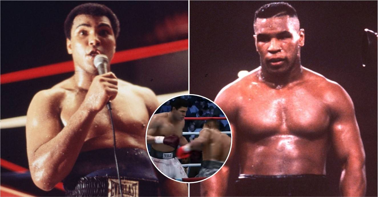 muhammad-ali-mike-tyson-boxing-simulated-fight-knockout