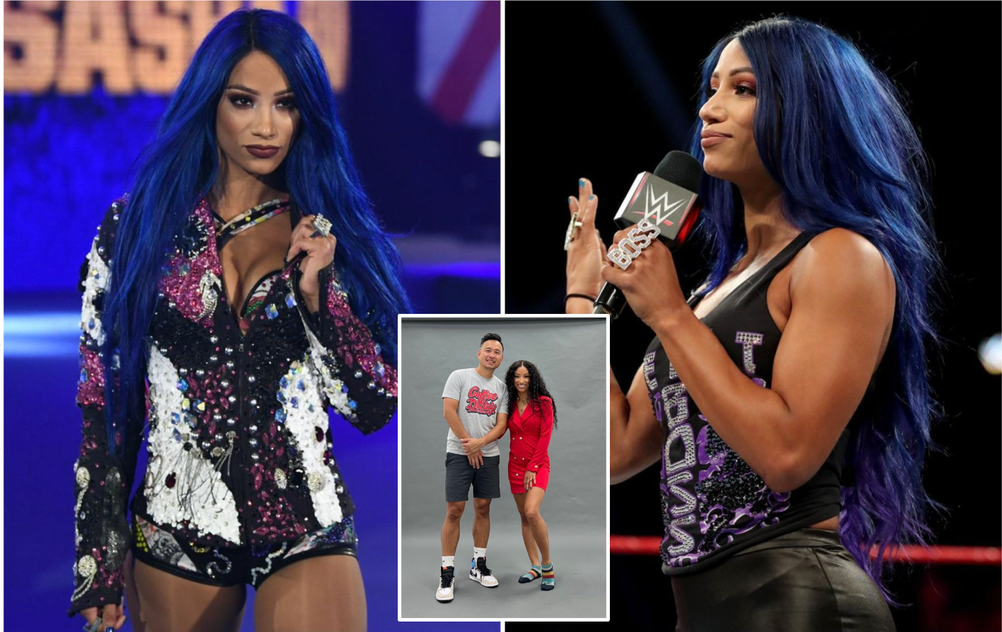 Sasha Banks has been snapped sporting another new look after WWE release reports
