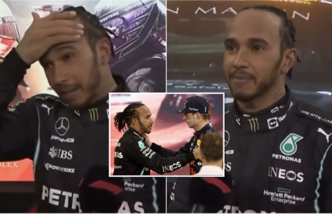 Lewis Hamilton's interview after controversial Abu Dhabi 2021 Grand Prix