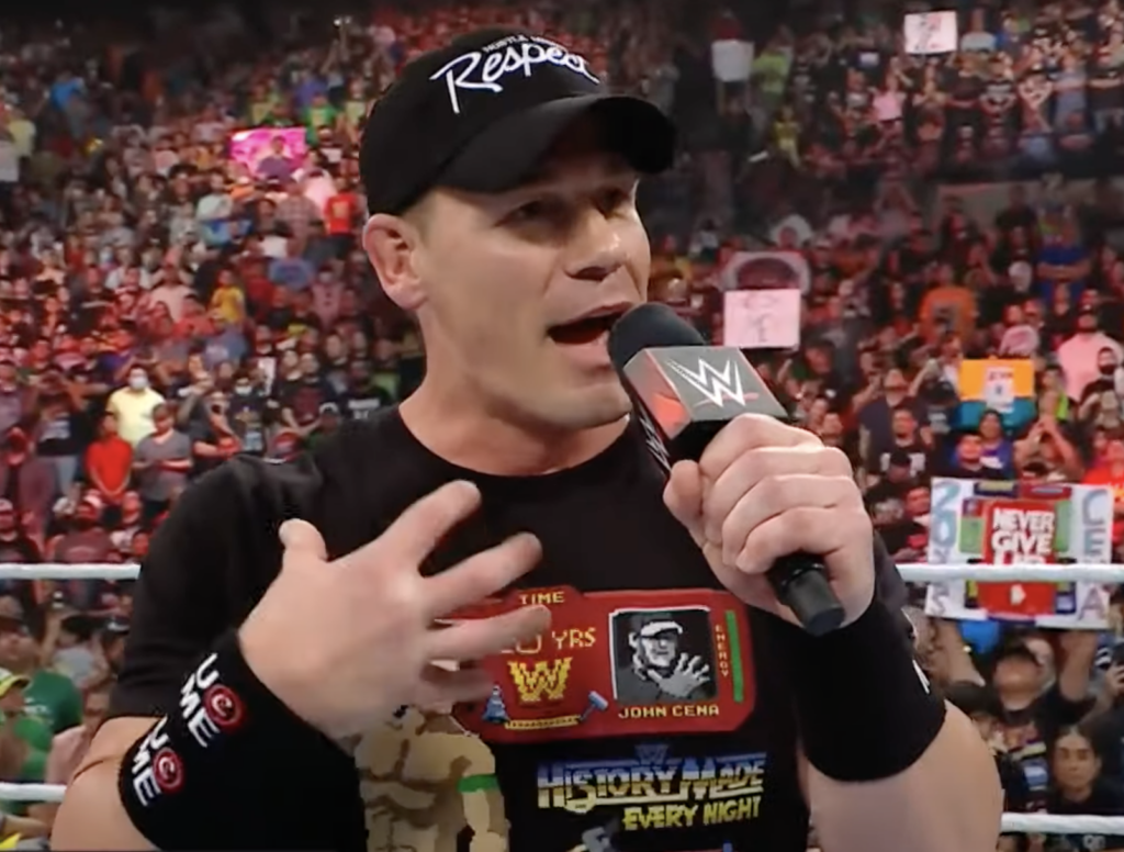 John Cena on WWE Raw