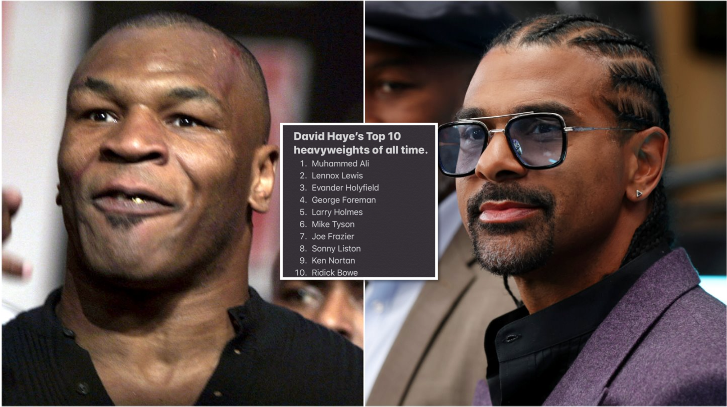 Mike Tyson: David Haye on why Iron Mike isn't a top five heavyweight in history