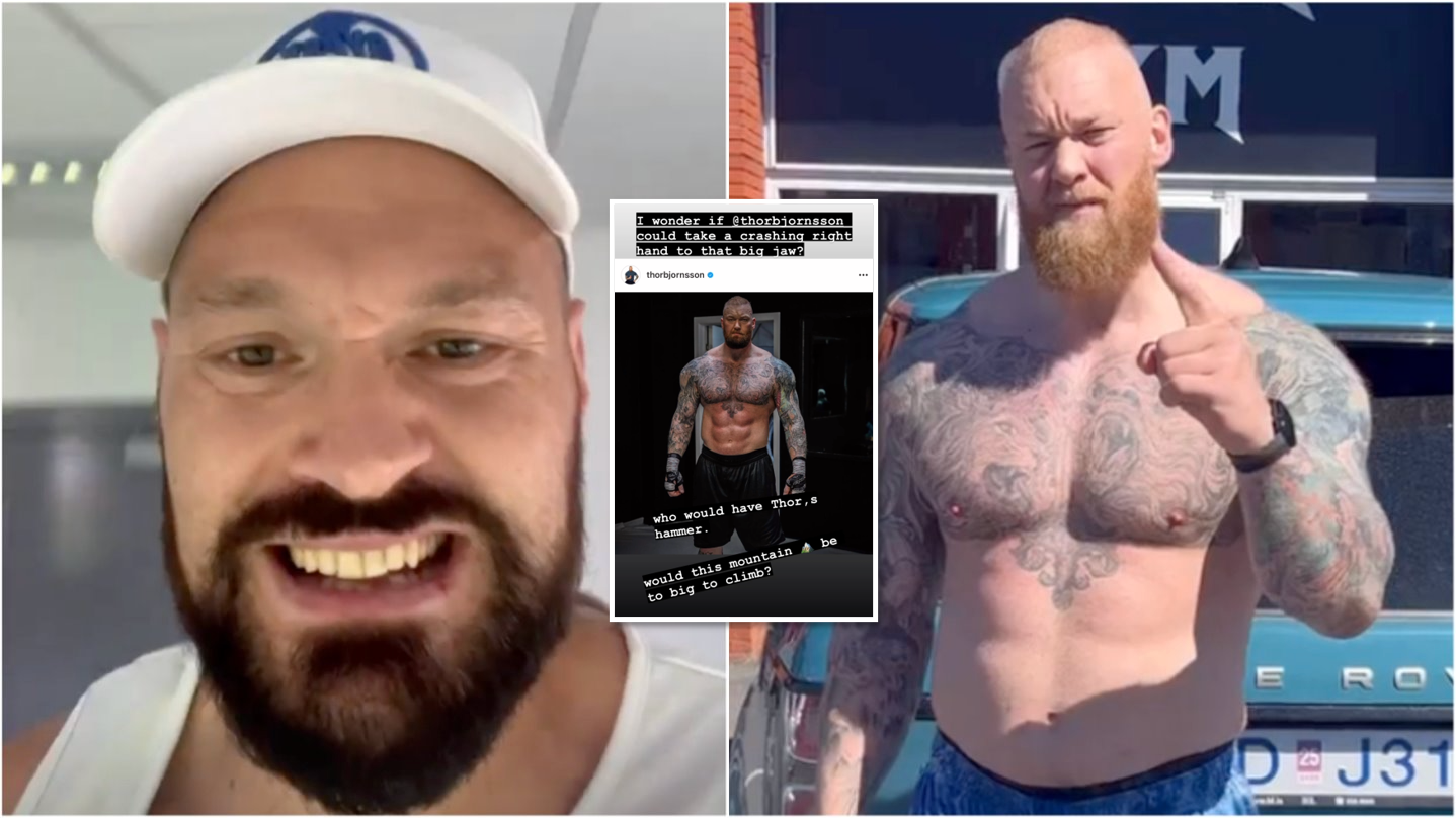 Tyson Fury vs Hafthor Bjornsson: Gypsy King calls out Thor for boxing fight