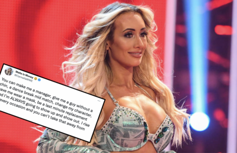 Carmella has slammed WWE creative with a savage tweet