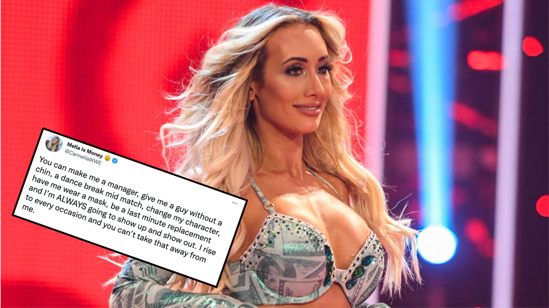Carmella has slammed WWE creative with a savage tweet