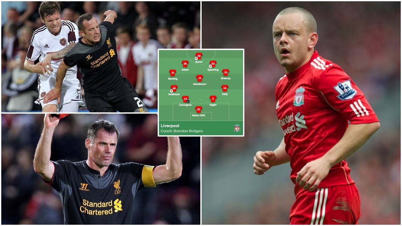 Jay Spearing: Liverpool's XI from his last match in 2012 shows club's progress