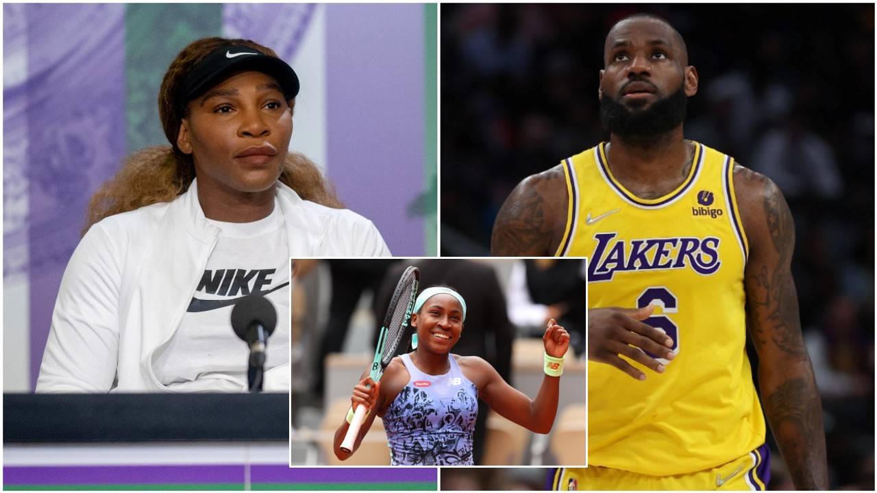 Coco Gauff's role models Serena Williams and LeBron James