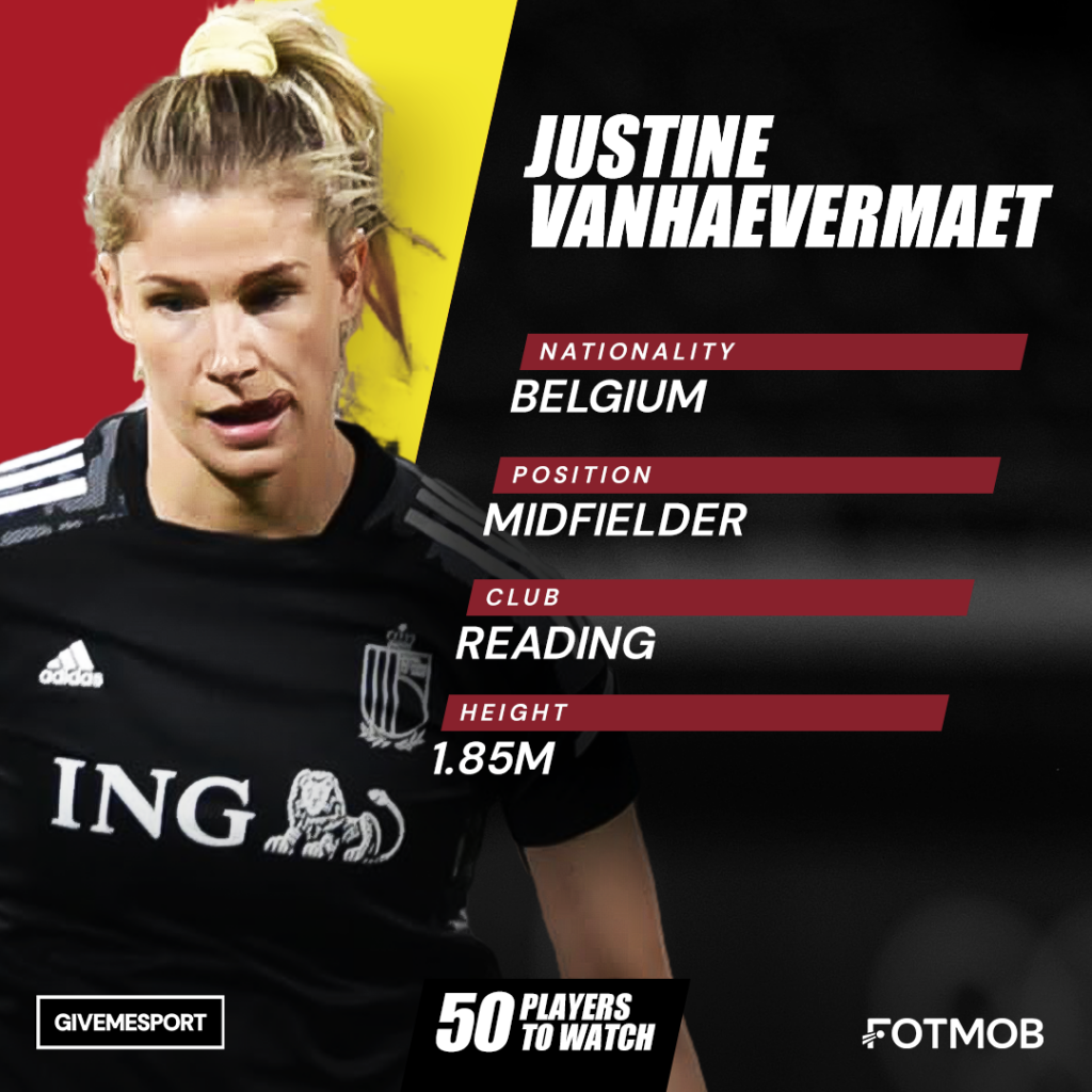 Belgium player Justine Vanhaevermaet