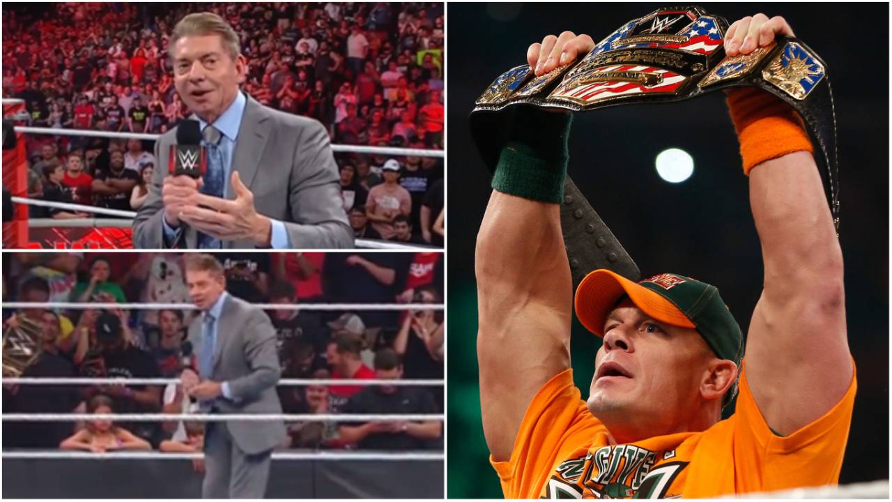 Vince McMahon Annouces Cena Return
