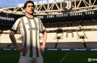 Vlahovic for Juventus in FIFA 23