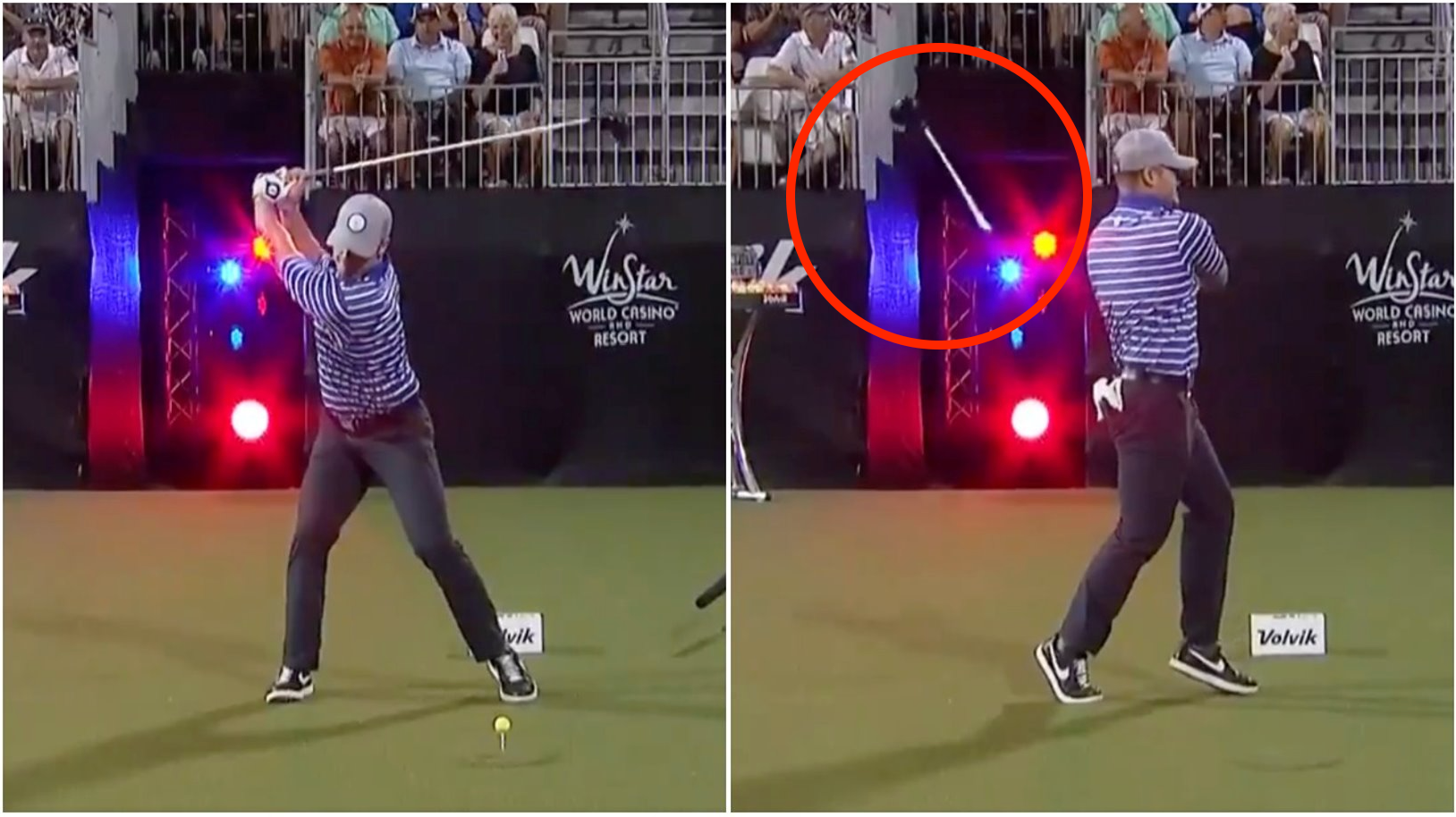 Wes Patterson's Driver Snaps in Half