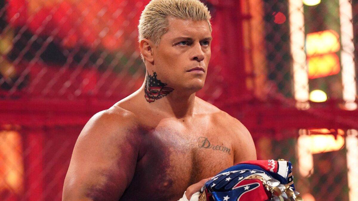Cody Rhodes was only able to wrestle at Hell in a Cell because his injury was so bad
