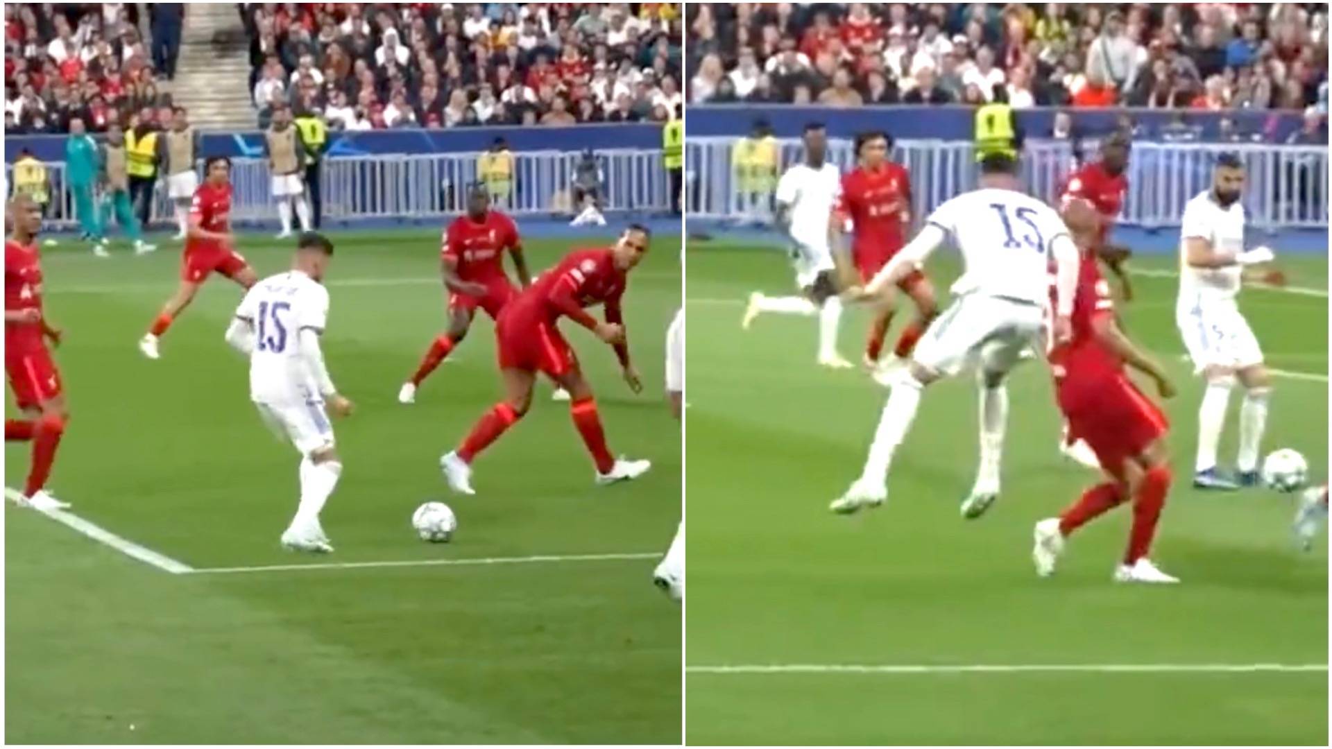 New footage of Fede Valverde’s Champions League final assist vs Liverpool has gone viral