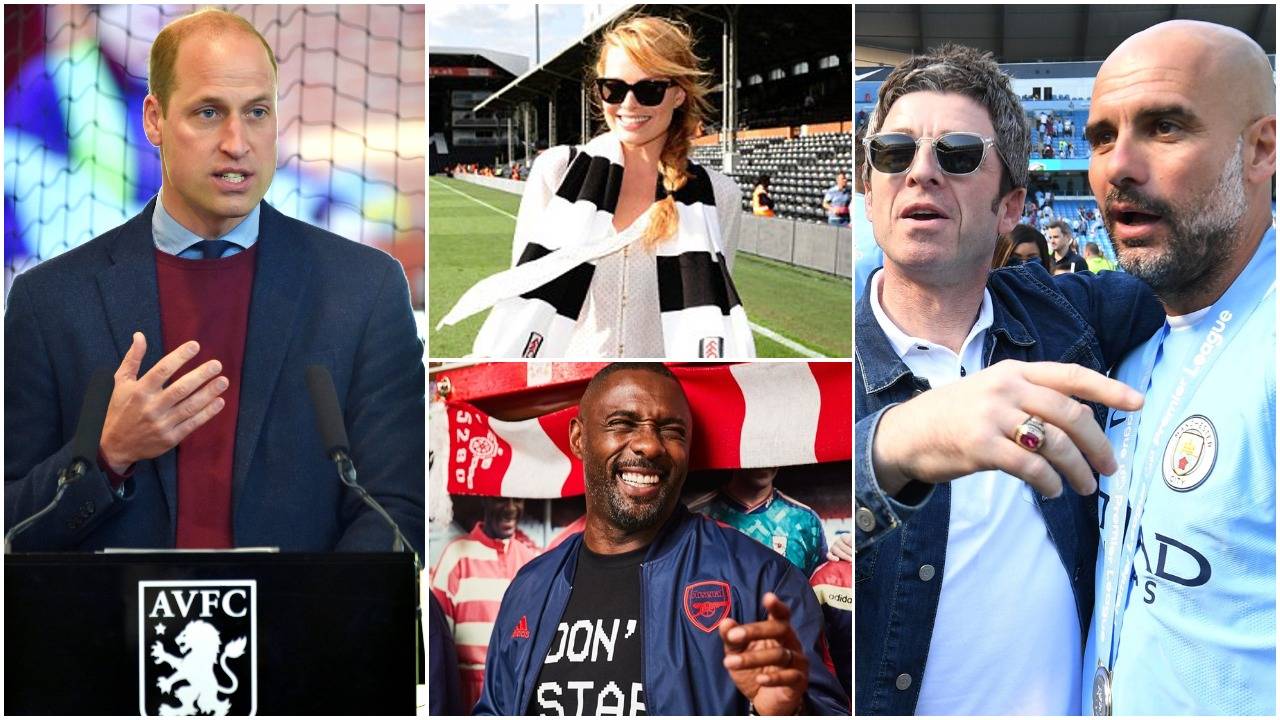 Prince William, Adele, Idris Elba: Every Premier League's club's most famous fan