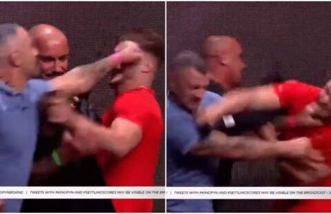 Simple Simon vs Ed Matthews: Fists thrown at press conference