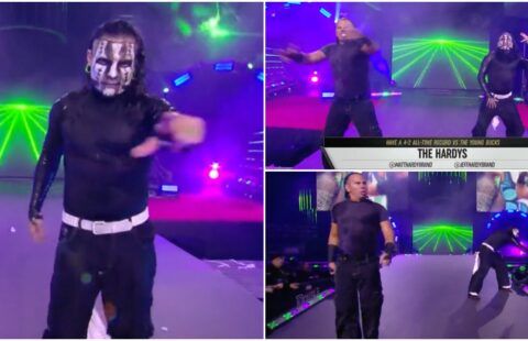 Jeff Hardy's questionable ring entrance