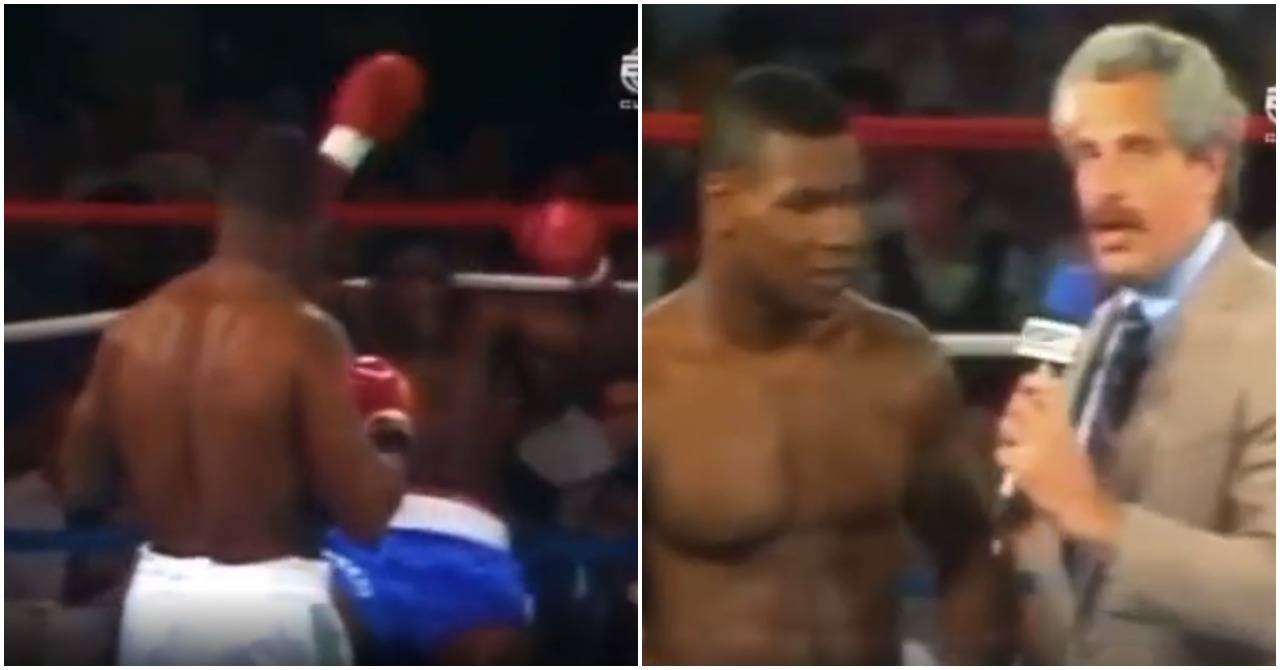 Mike Tyson commentates on punch