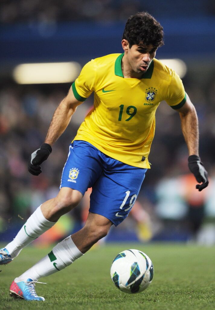 Costa in a Brazil friendly.