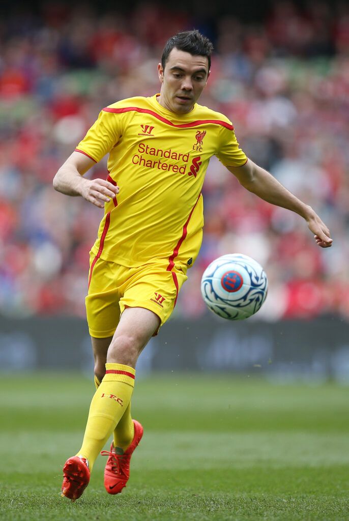 Aspas playing for Liverpool.