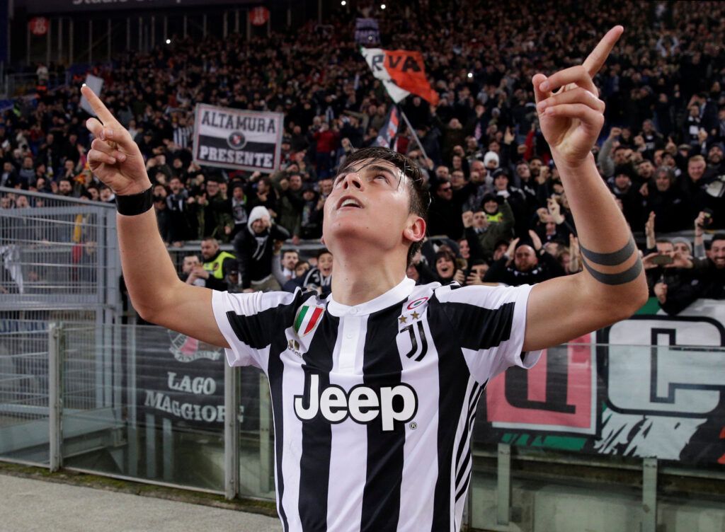 Dybala scores for Juventus.