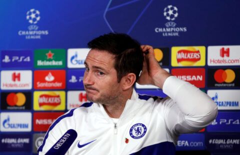Lampard as Chelsea manager.