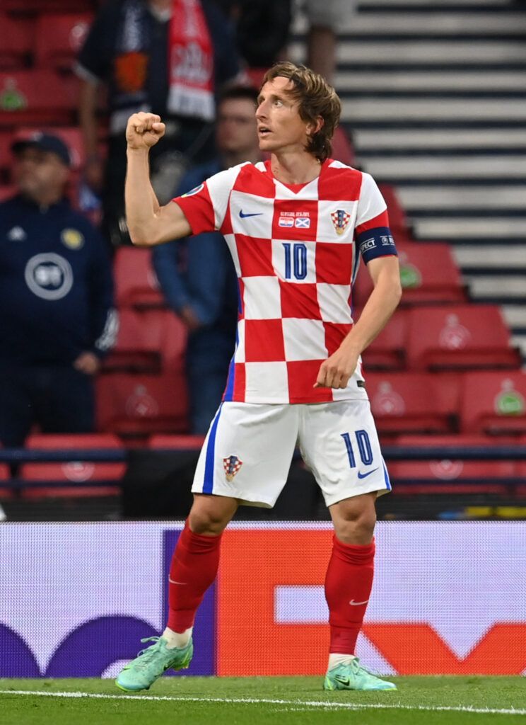 Modric scores for Croatia.