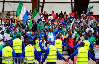 Sierra Leone fans at AFCON.