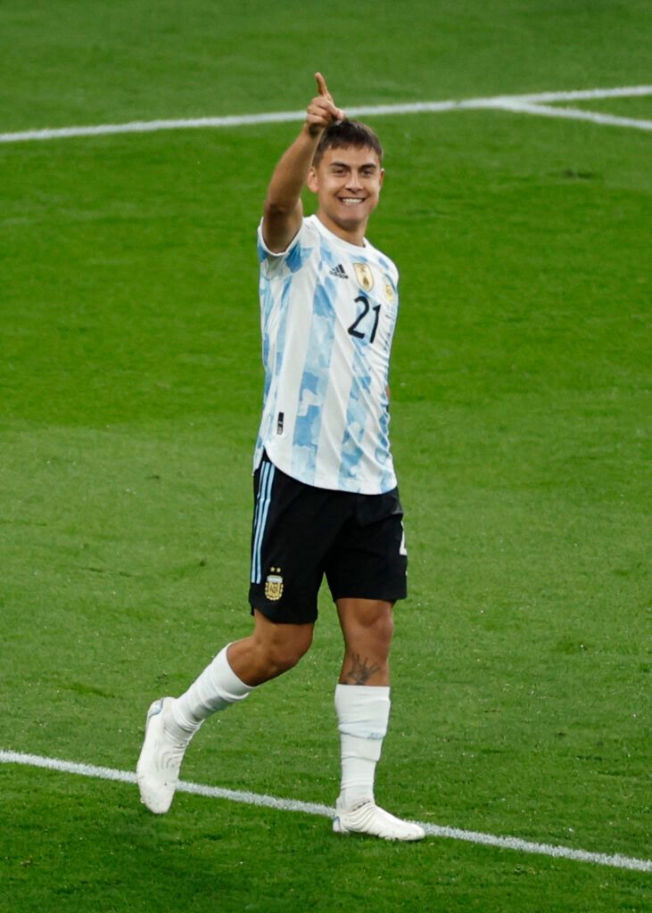 Dybala scores for Argentina.