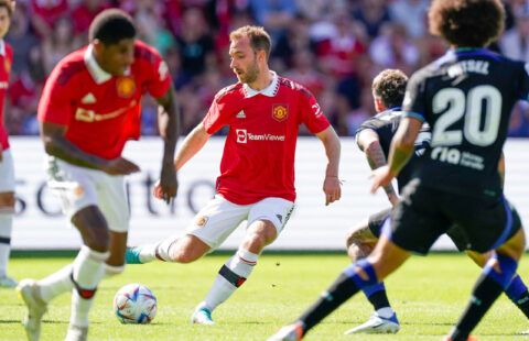 Christian Eriksen in action for Man Utd