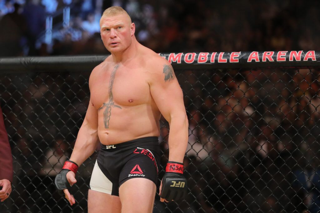 UFC and WWE Legend Brock Lesnar in the Octagon for an MMA Fight