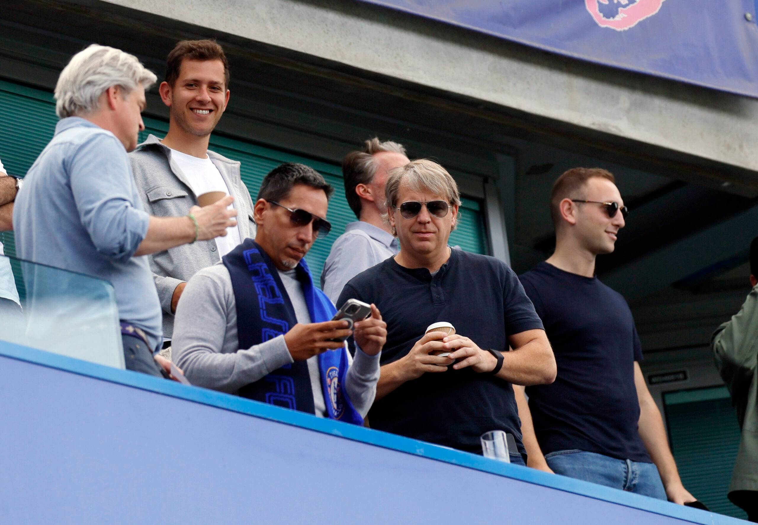 Chelsea owner Todd Boehly in the stands