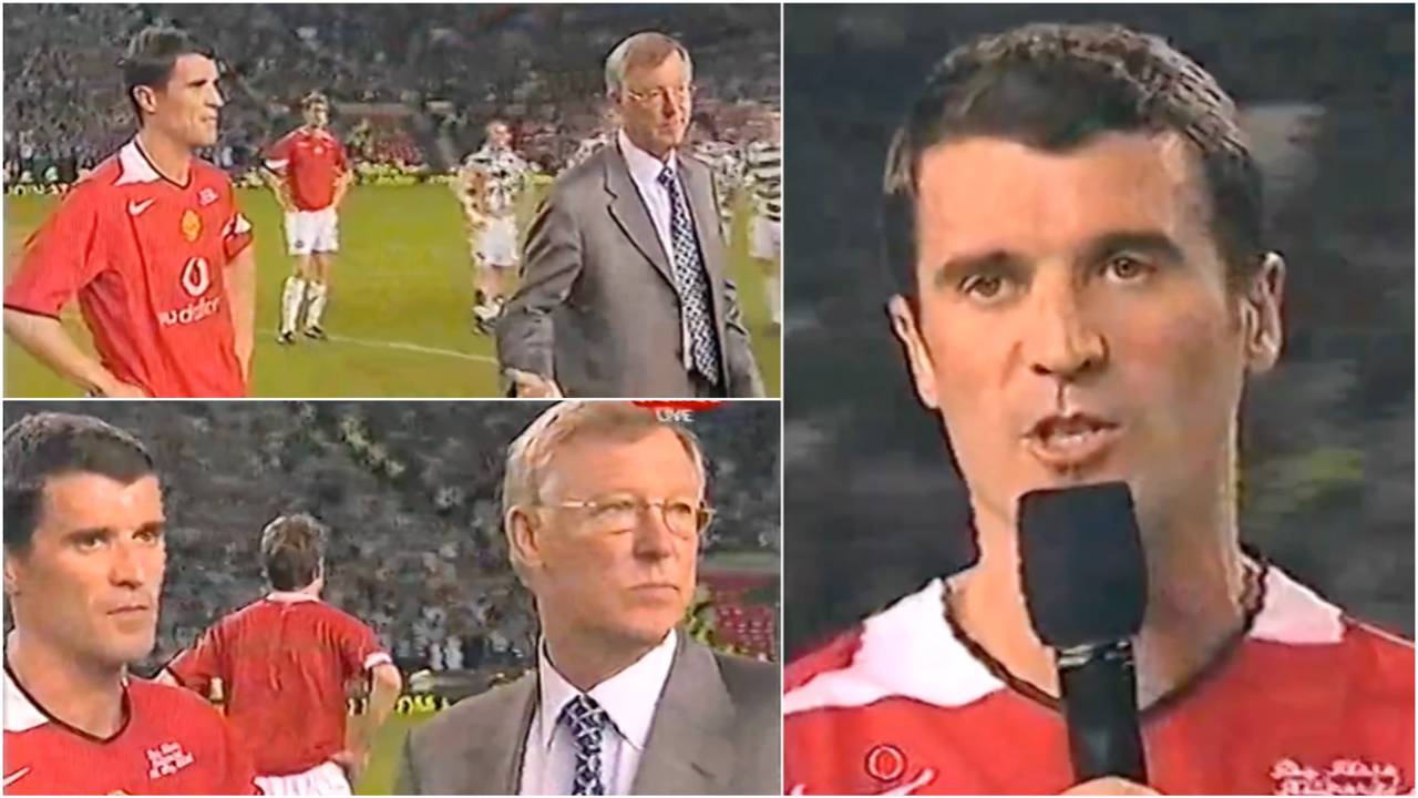 Roy Keane’s Man Utd farewell speech, just six months after bitter fallout with Sir Alex Ferguson