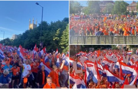 Dutch fans at Euro 2022