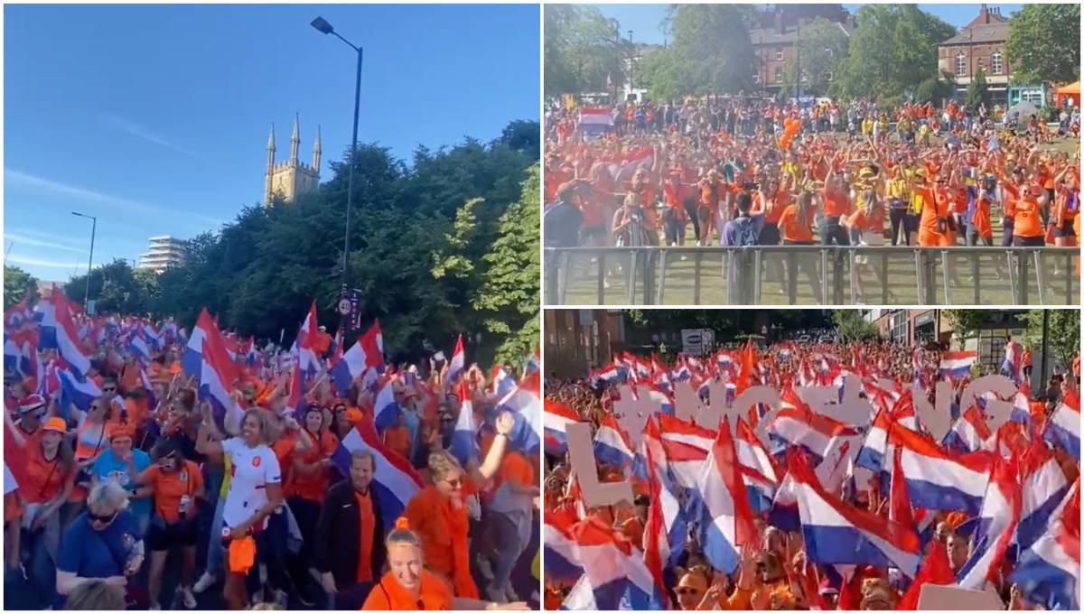 Dutch fans at Euro 2022